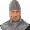 Cappuccio In Cotta Di Maglia Finta Da Guerriero Medievale Crociato