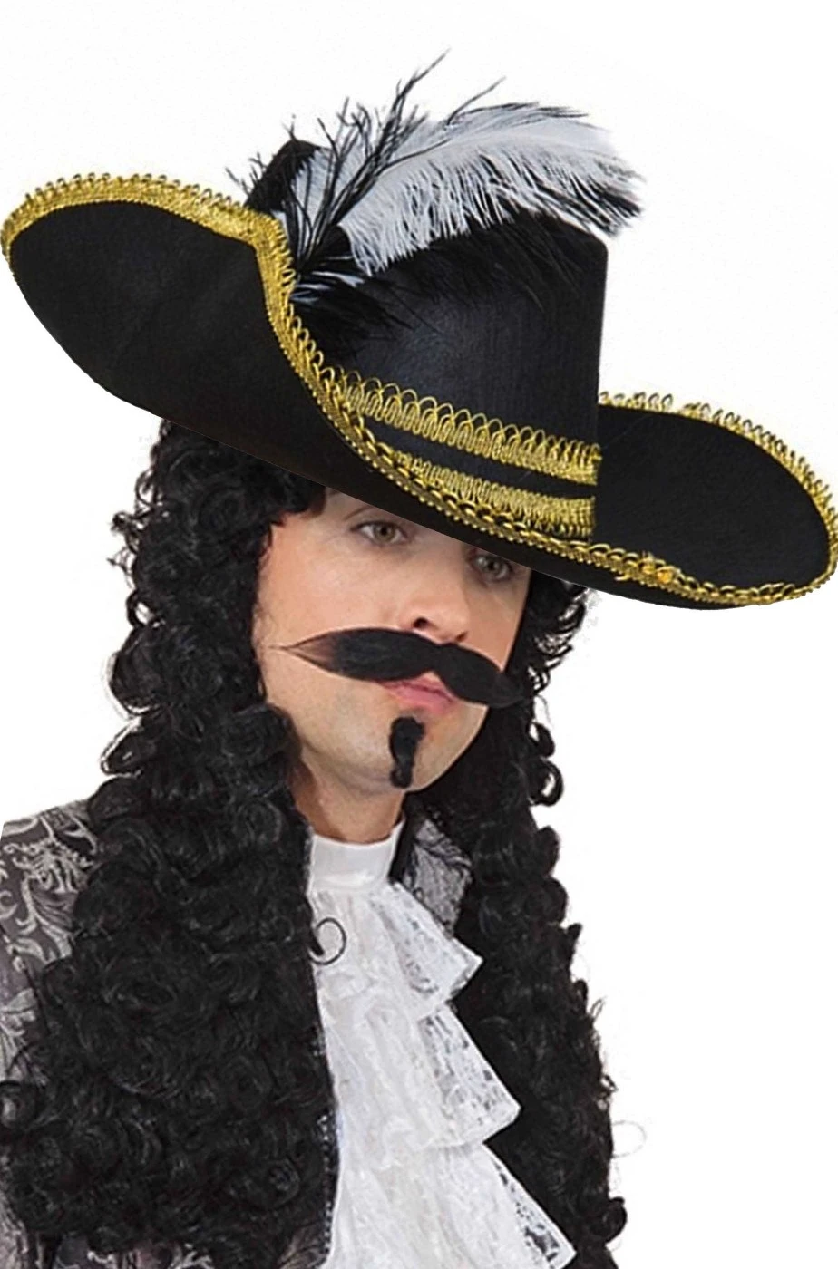 Cappello Da Pirata, Cavaliere O Moschettiere Con Piuma