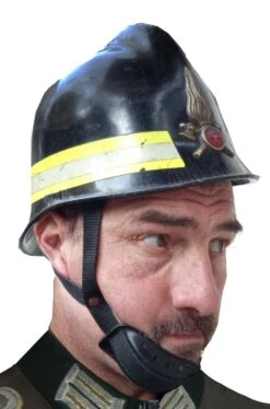 Casco Da Pompiere Vigile Del Fuoco Italiano Vero Usato