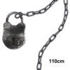 Catena Finta Con Lucchetto Per Decorazioni Halloween O Feste Pirati