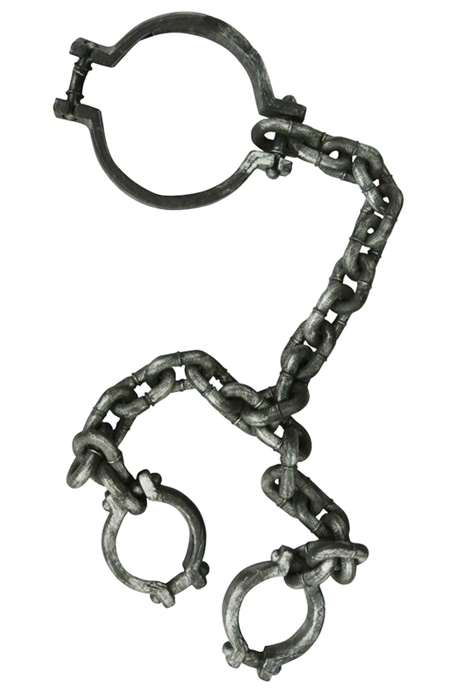 Catene Da Detenuto O Carcerato Con Ceppo Per Testa E Mani Diametro Collo 15 Cm