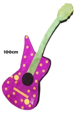 Chitarra Finta Anni 70 Di Gommapiuma Lunga