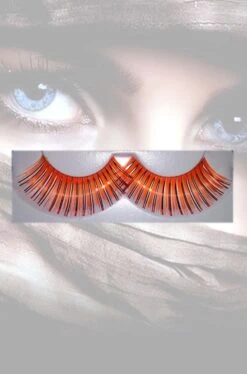 Ciglia Finte Arancioni Lunghissime Riflettenti