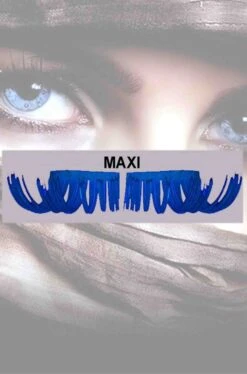 Ciglia Finte Lunghissime Blu Maxi Drag Queen