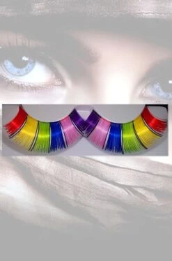 Smiffys Ciglia Finte Arcobaleno Pace E Gay Pride