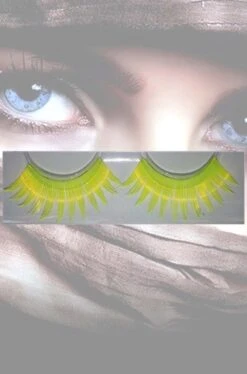 Smiffys Ciglia Finte Neon Gialle