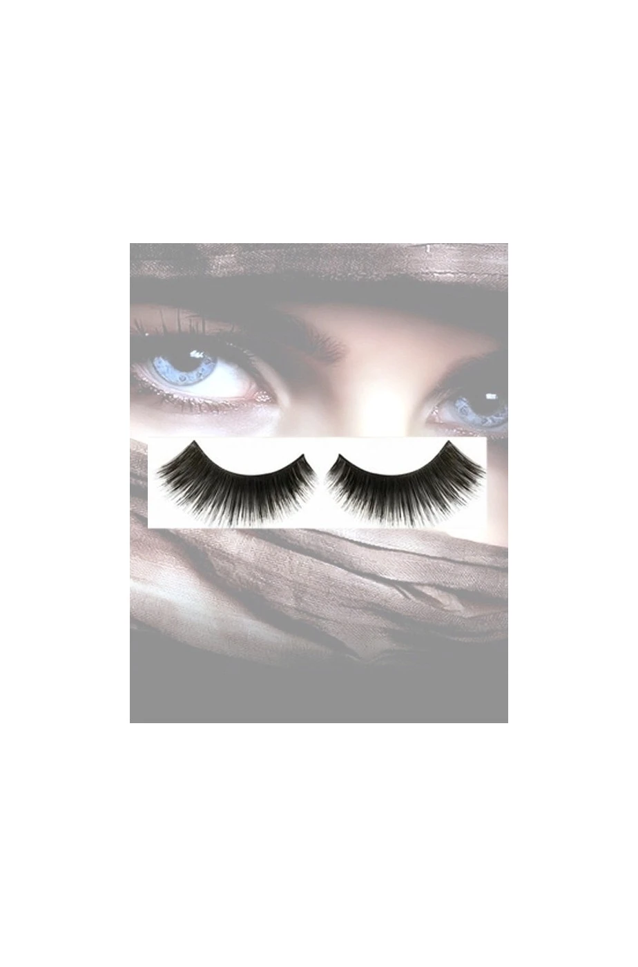 Smiffys Ciglia Finte Nere Anni 60 O Arancia Meccanica - immagine 2