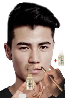 Colla Per Baffi Mastice Spirit Gum A Base Paraffina 7,3 Ml E Remouver