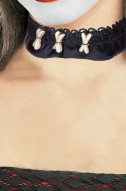 Smiffys Collana A Collarino Con Ossa Dia De Los Muertos