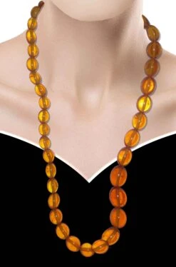 Collana Di Ambra Finta
