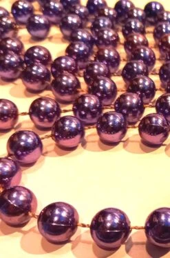 Collana Di Perle Finte Viola 360cm