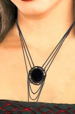 Smiffys Collana Vampira Dark Gotica Burlesque 800