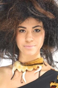 Collana Voodoo Primitivo Preistorico Barbaro Indiano Crocodile Dundee