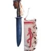 Coltello Da Caccia Indiano In Resina Rigida Adulto