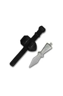 Coltello Da Lancio Ninja Samurai In Plastica 14cm Con Fodero