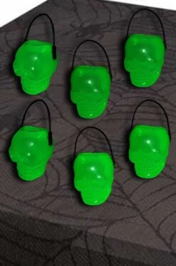 Coppetta Porta Dolcetti Segnaposto Halloween 4cm Verdi