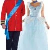 Coppia Di Costumi Cenerentola E Principe Azzurro
