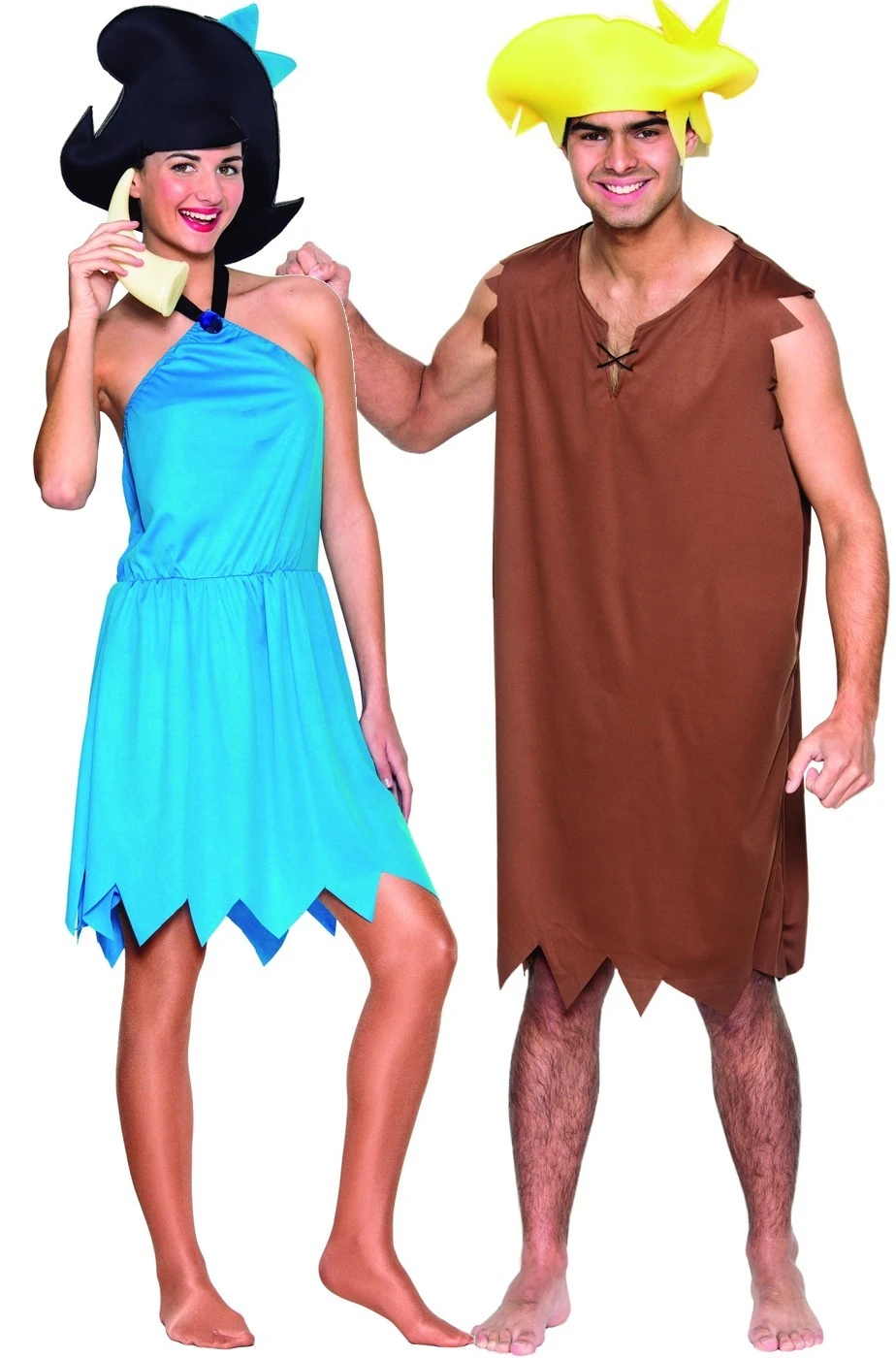 Coppia Di Costumi Barney E Betty Dagli Antenati