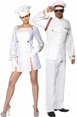 Smiffys Coppia Di Costumi Capitano E Capitana Love Boat