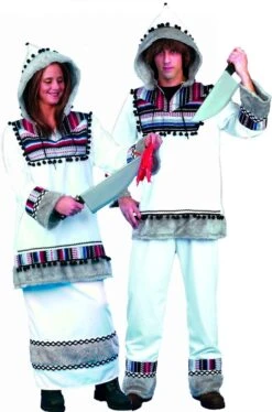 Coppia Di Costumi Da Eschimese