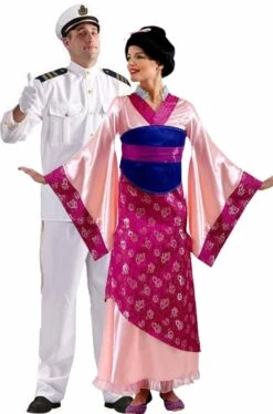 Coppia Di Costumi Madame Butterfly Pinkerton E Cho Cho San
