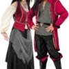 Coppia Di Costumi Pirata E Piratessa Corsari Dei Caraibi