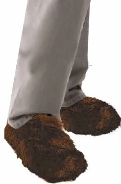 Copriscarpa Peloso Piedi Da Lupo Marroni