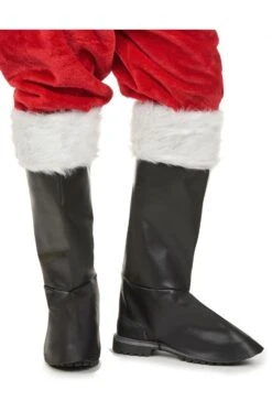 Copristivale Da Babbo Natale Con Risvolto Bianco