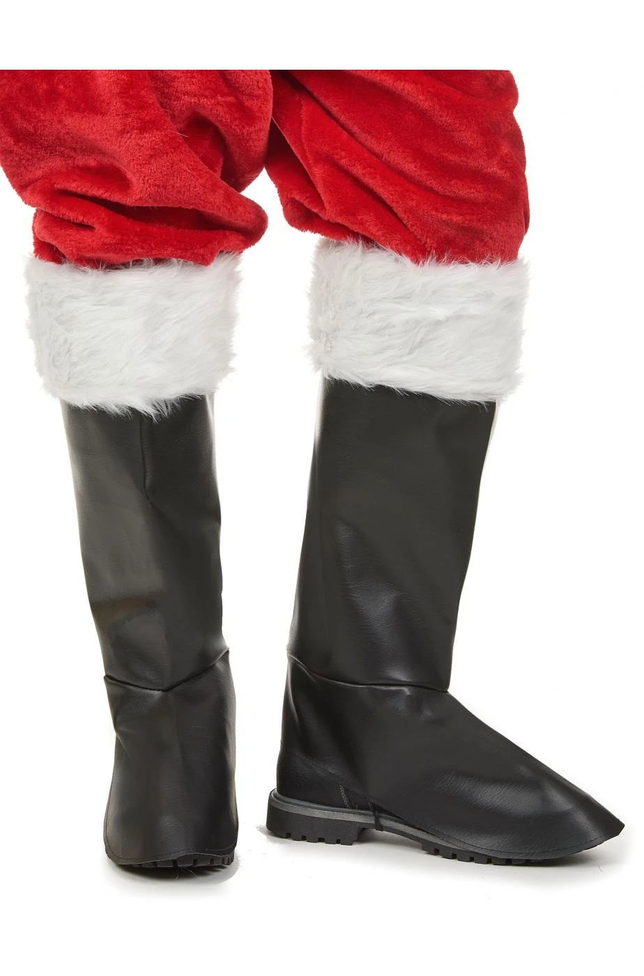 Copristivale Da Babbo Natale Con Risvolto Bianco