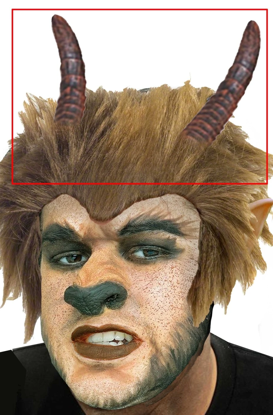 Corna Da Fauno, Muflone, Bestia O Diavolo Grandi Ritorte Cm 22 - immagine 2