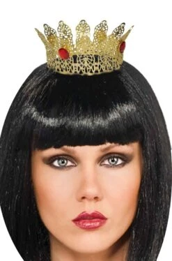 Corona Oro In Metallo Da Regina Diametro 7 Cm