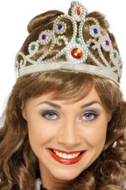 Smiffys Corona Regina Argento