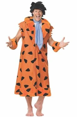 Costume Adulto Uomo Fred Flintstone De Luxe