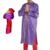 Costume Attore Di Bollywood Mandarino Adulto Con Turbante
