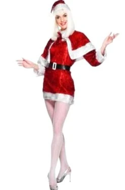 Smiffys Costume Babba Natale Luccicante