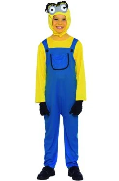 Costume Bambino Mini Ometto Giallo E Blu