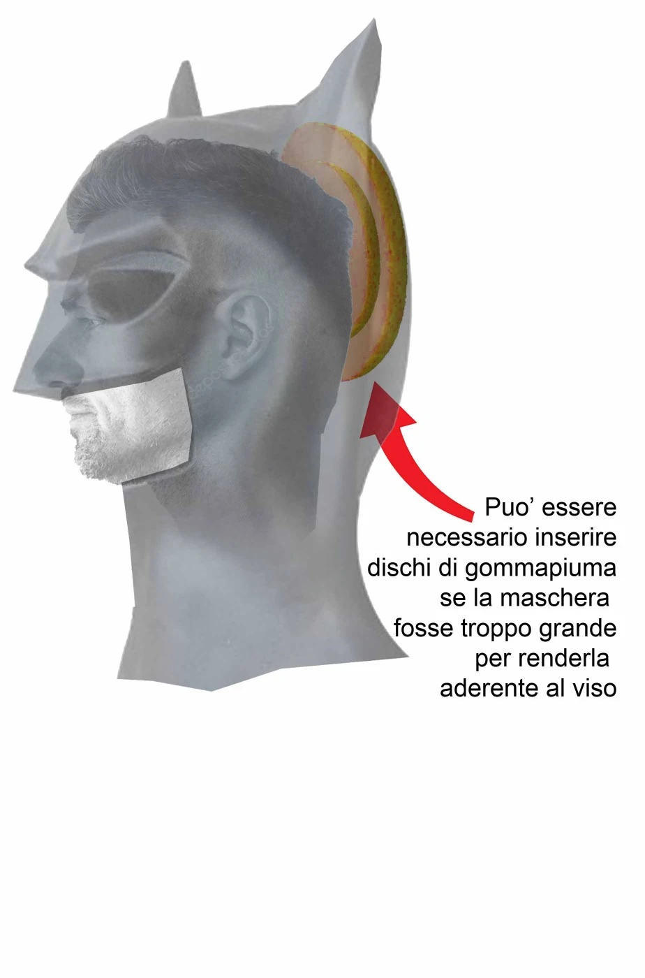 Costume Batman Qualita' Semi Cinematografica Grand Heritage - immagine 3