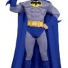 Costume Batman Muscolare Grigio Fumetto Comics