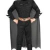 Costume Batman Nero The Dark Night Rises Con Cintura Stampata