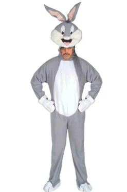Costume Bugs Bunny Lusso Confortevole Costume Intero Con Testa Morbidosissima