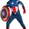 Disguise Costume Capitan America Modello Elite Adulto Replica Del Film The Avengers