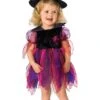 Costume Carnevale Bambina Strega Arcobaleno