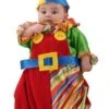 Costume Di Carnevale Da Bambino Neonato Clown Pagliaccio A Sacco