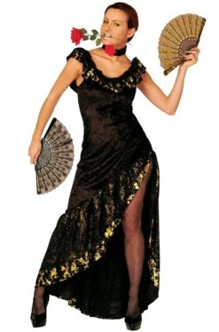 WIDMANN Costume Da Spagnola, Ballerina Di Flamenco O Messicana