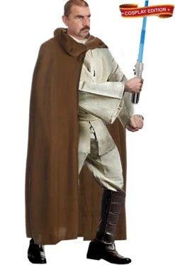 Costume Abito Cosplay Obi Wan Kenobi Cavaliere Jedi Replica