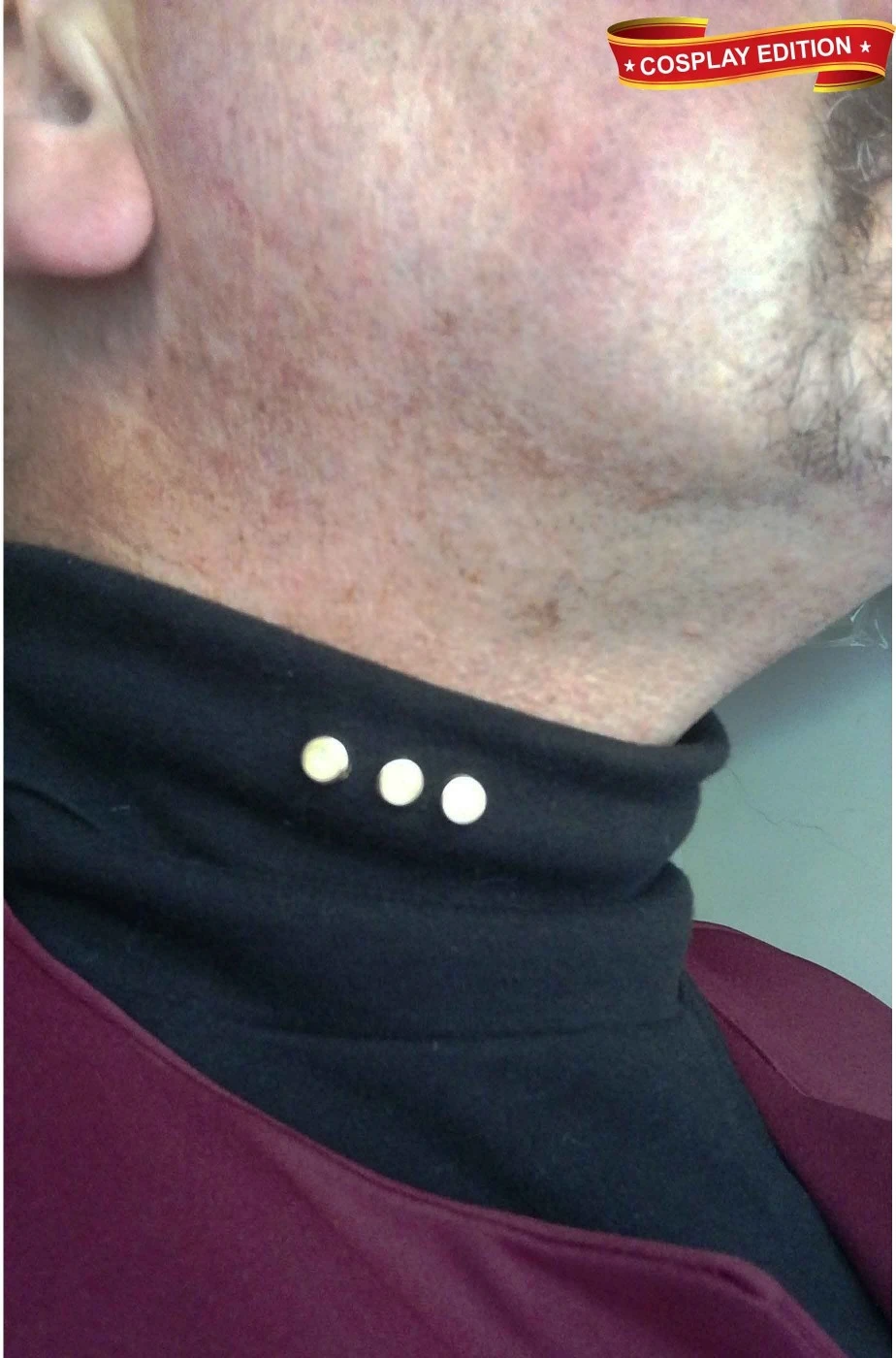 Costume Uniforme Di Star Trek Capitano Starfleet Classe Intrepid Cosplay - immagine 3