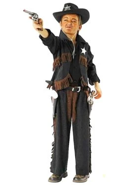 Costume Cowboy Bambino Pistolero Nero