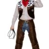 Smiffys Costume Cowboy Marrone Adulto Scontato Seconda Scelta