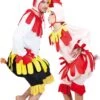 Coppia Di Costumi Da Gallo E Gallina O Coppia Di Polli