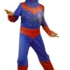 Costume Dell'uomo Ragno Bambino Viso Scoperto